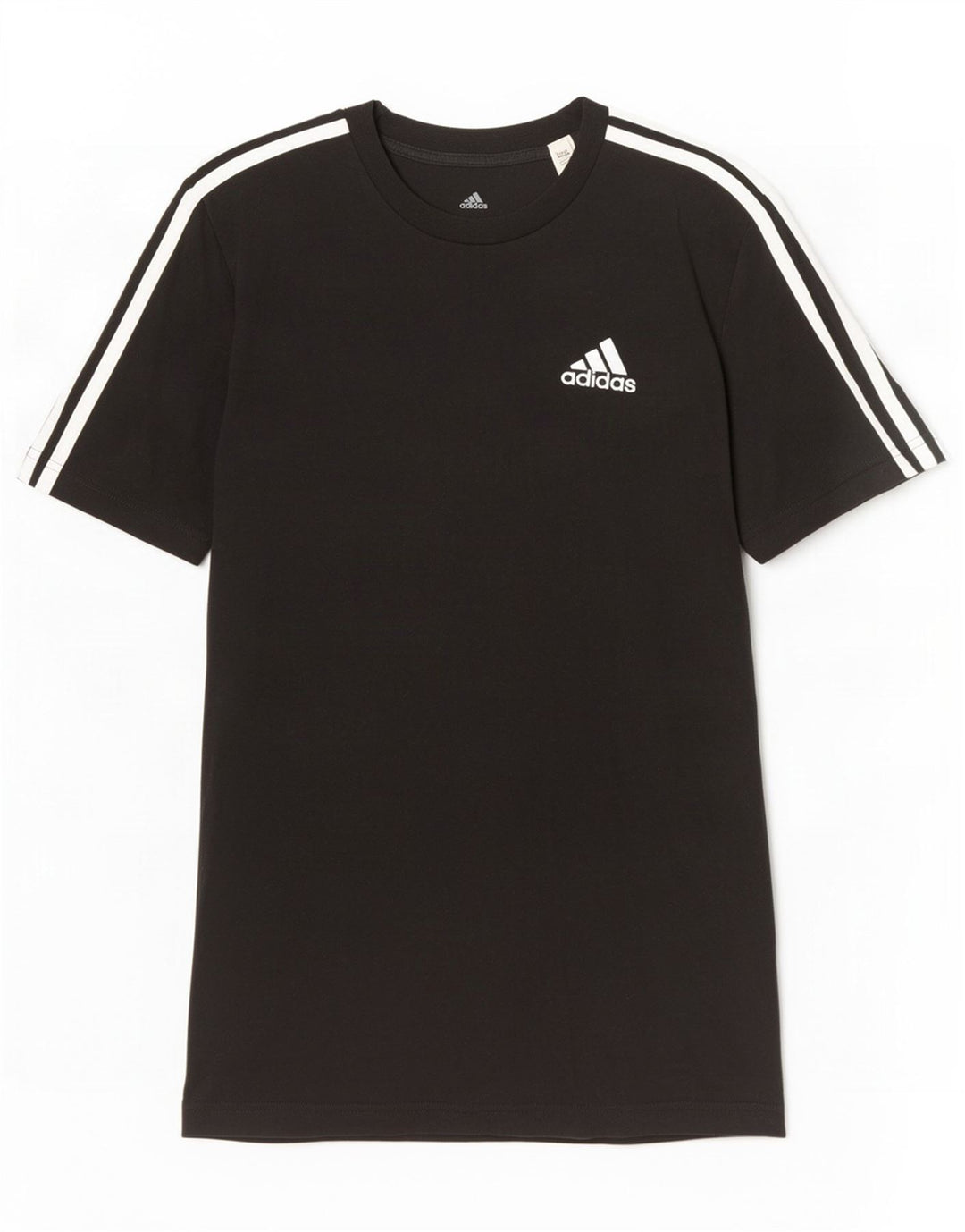Adidas Mens T-Shirt Top Medium Black Cotton