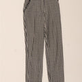 ZARA Womens Slim Chino Trousers W26 L26 Black Gingham Vintage Zara and Second-Hand Zara from Messina Hembry 