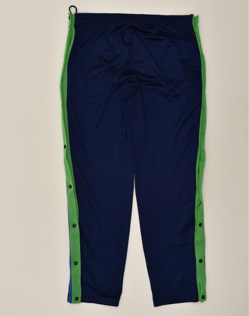 LOTTO Mens Tracksuit Trousers 2XL Navy Blue | Vintage Lotto | Thrift | Second-Hand Lotto | Used Clothing | Messina Hembry 