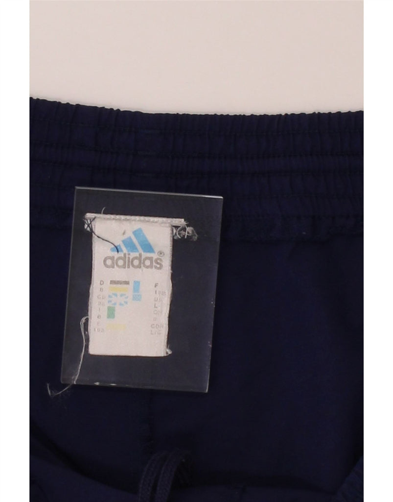 ADIDAS Mens Tracksuit Trousers Joggers UK 38 Medium  Navy Blue Vintage Adidas and Second-Hand Adidas from Messina Hembry 