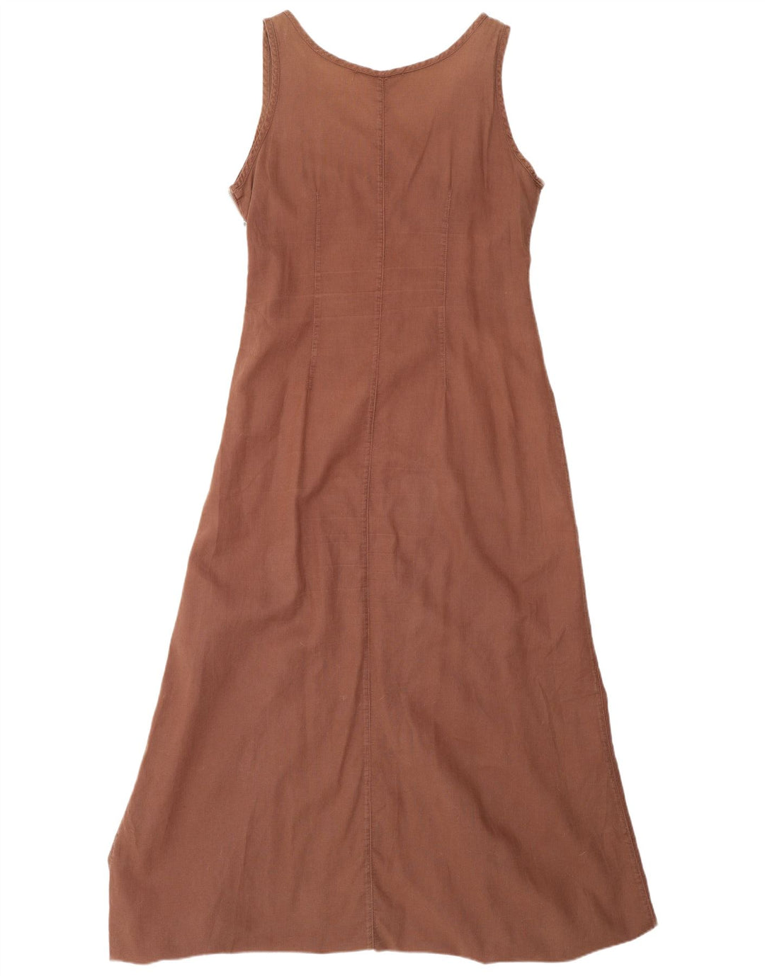Squaw Womens Sleeveless Maxi Dress UK 14 Large Brown