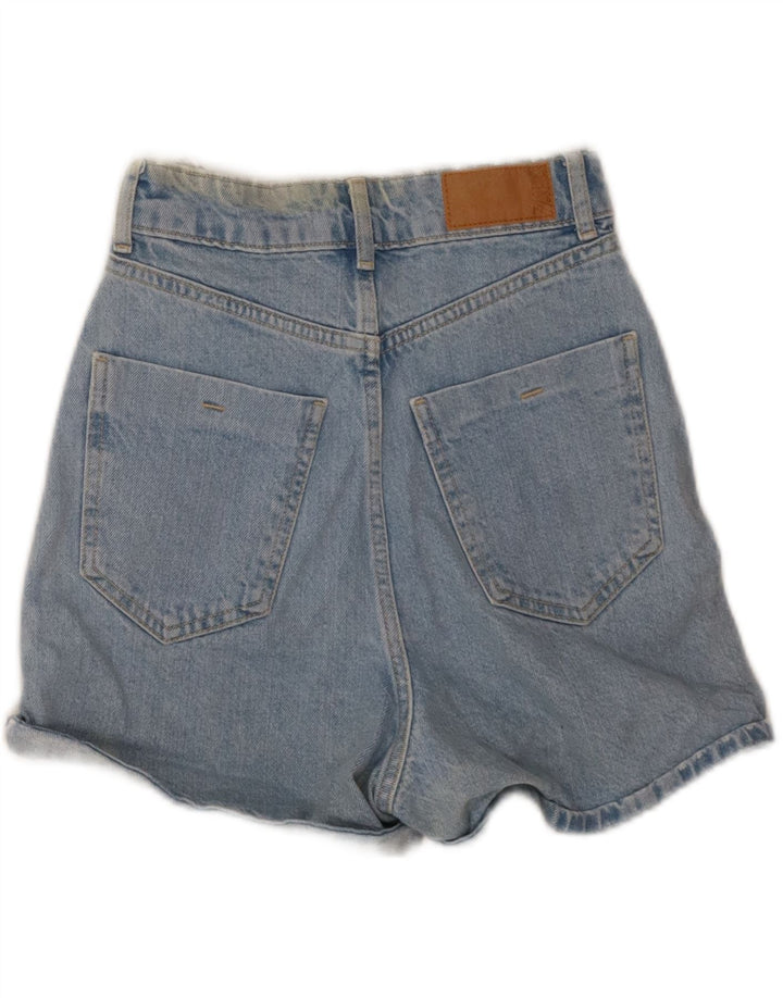 ZARA Womens Denim Shorts EU 32 2XS W22  Blue Cotton Vintage Zara and Second-Hand Zara from Messina Hembry 