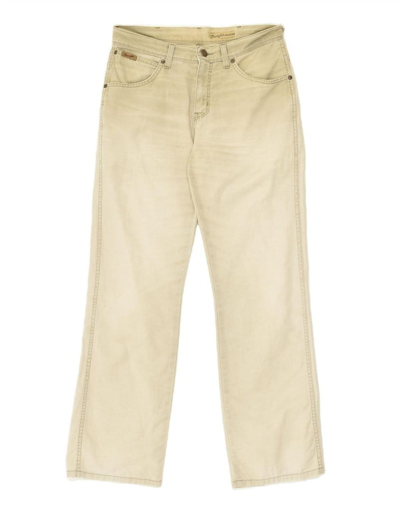 WRANGLER Mens Alaska Straight Casual Trousers W30 L30  Beige | Vintage Wrangler | Thrift | Second-Hand Wrangler | Used Clothing | Messina Hembry 