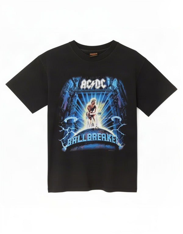 Vintage Mens AC/DC Balbreaker World Tour 1996 T-Shirt Top Large Black