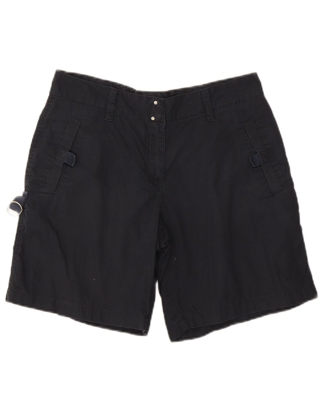 North Sails Womens Cargo Shorts IT 42 Medium W30  Black Cotton