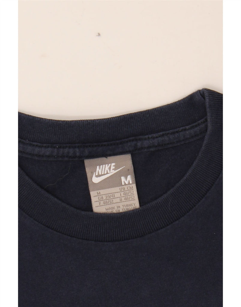 NIKE Mens Graphic T-Shirt Top UK 39/41 Medium Navy Blue Cotton Vintage Nike and Second-Hand Nike from Messina Hembry 
