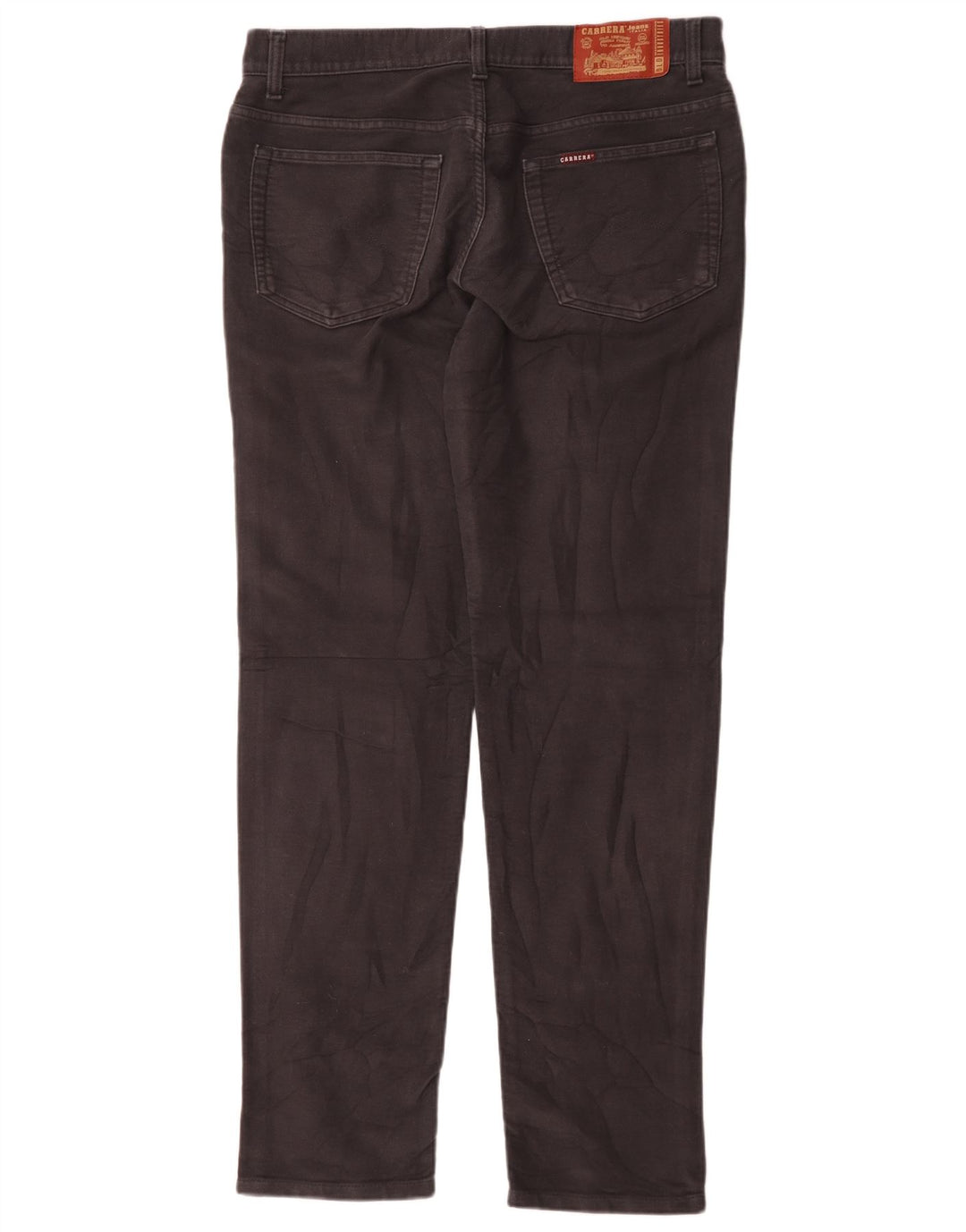 Carrera Mens 700 Regular Casual Trousers W36 L32 Grey Cotton
