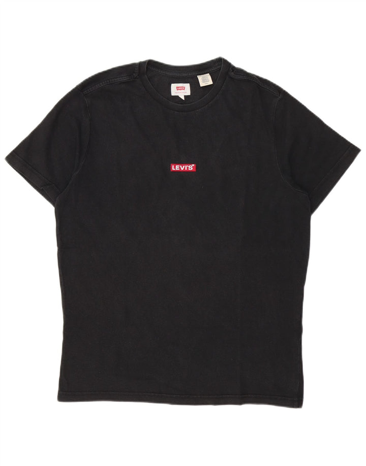 Levi's Mens T-Shirt Top Small Black Cotton