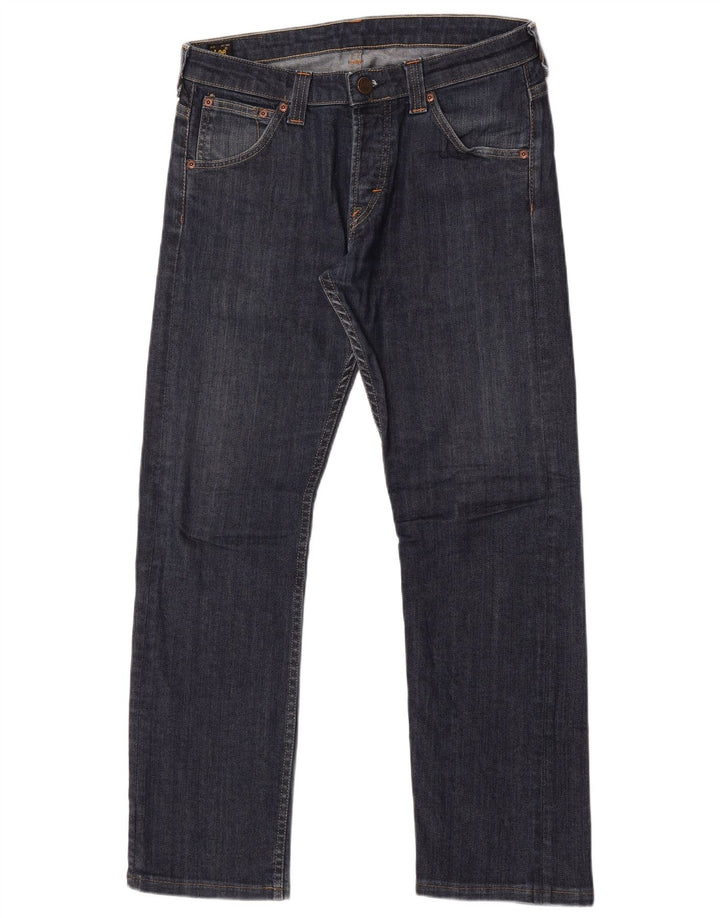 Lee Mens Powell Slim Jeans W32 L30 Navy Blue Cotton
