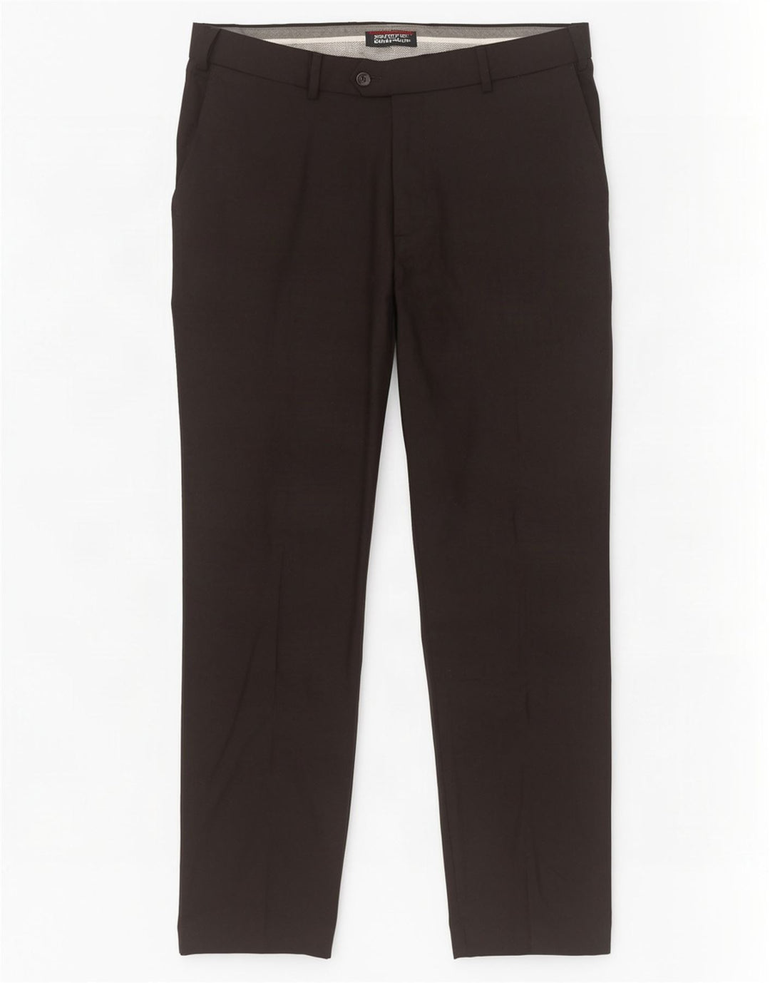 Marks & Spencer Mens Tailored Fit Straight Suit Trousers W38 L31 Black Wool