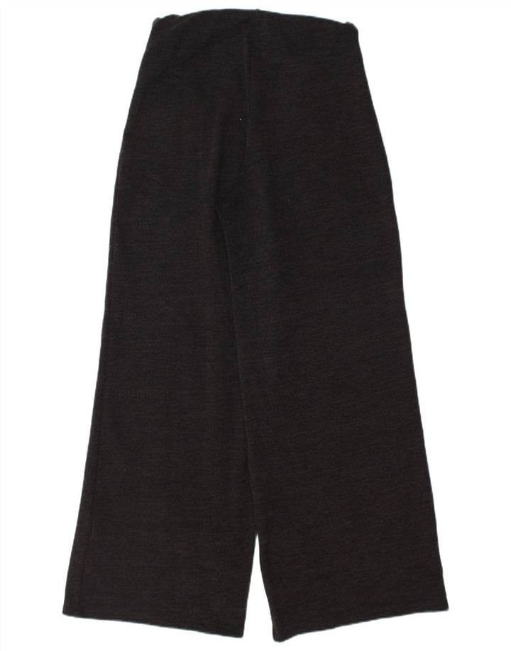 Zara Womens Wide Leg Casual Trousers Small W26 L30 Black Polyester