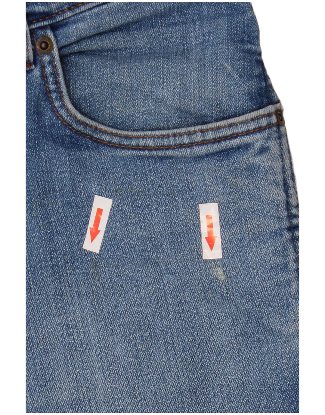Wrangler Mens Texas Stretch Straight Jeans W36 L30 Blue Cotton
