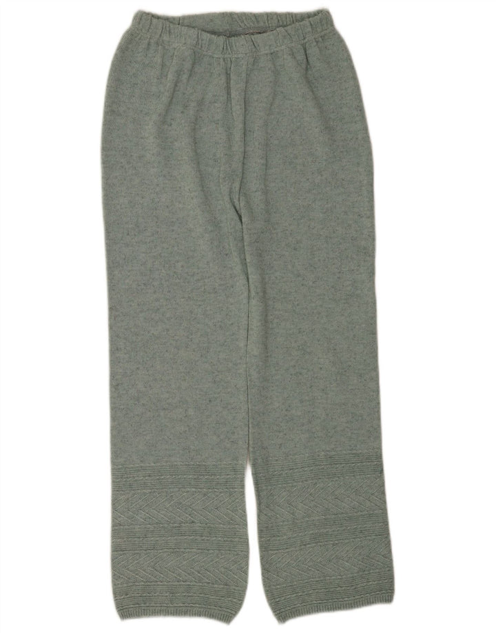 Vintage Womens Tracksuit Trousers UK 8 Small Green