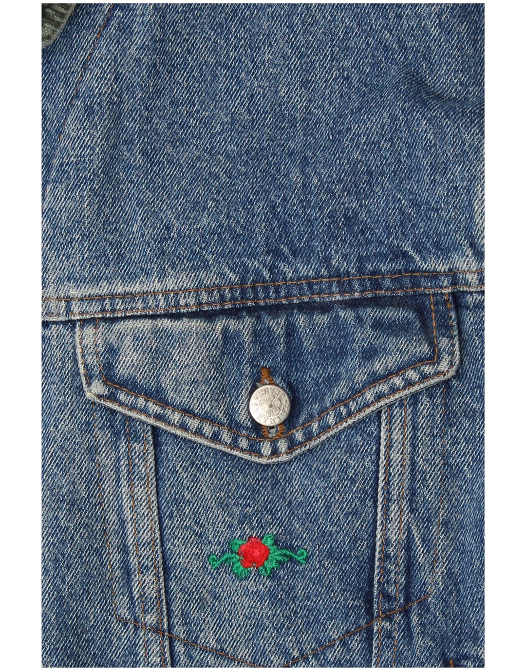 El Charro Mens Denim Jacket UK 40 Large Blue