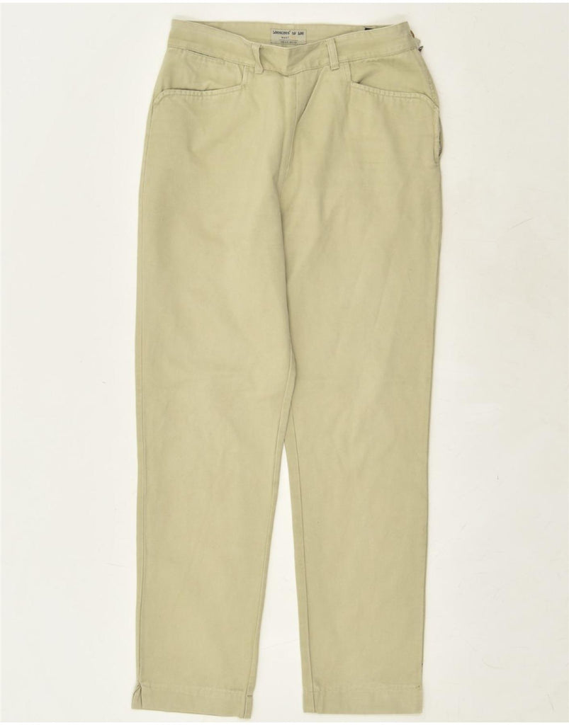 LEE Womens Slim Casual Trousers W32 L29  Green Cotton | Vintage Lee | Thrift | Second-Hand Lee | Used Clothing | Messina Hembry 