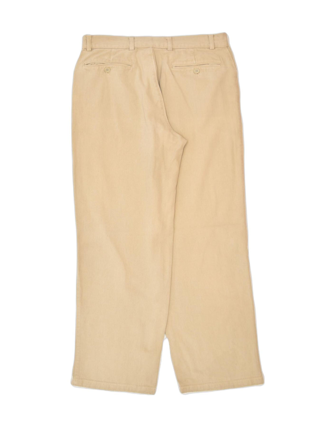 WAMPUM Womens Tapered Casual Trousers IT 46 Small W32 L31 Beige Cotton | Vintage | Thrift | Second-Hand | Used Clothing | Messina Hembry 