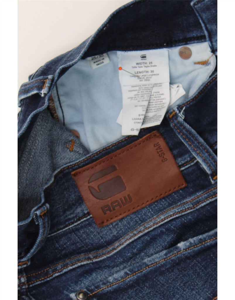 G-STAR Womens Skinny Jeans W25 L26 Navy Blue Cotton Vintage G-Star and Second-Hand G-Star from Messina Hembry 