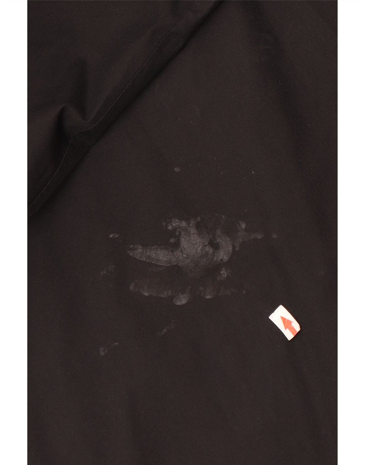 The North Face Mens Hooded Rain Jacket UK 36 Small Black Polyester