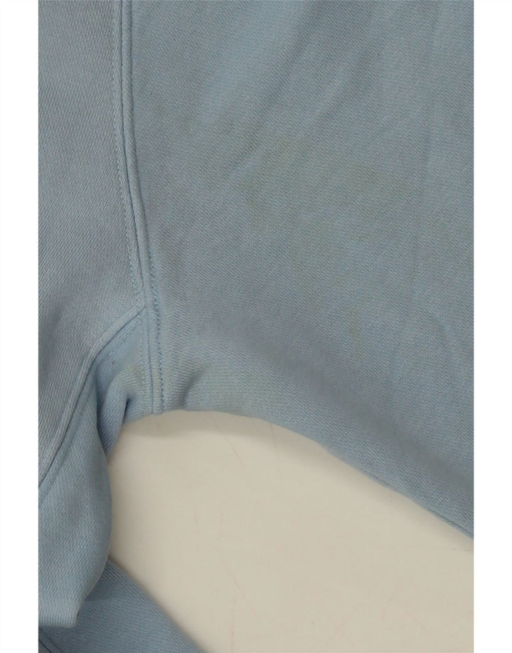 NIKE Mens Hoodie Jumper XL Blue Cotton