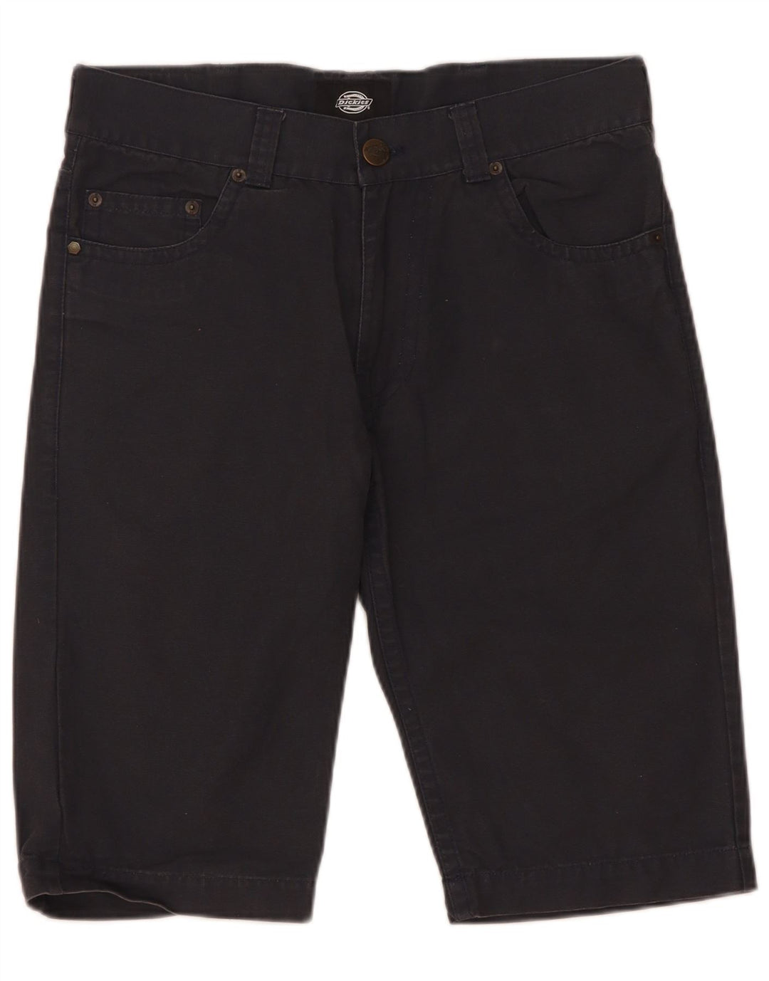 Dickies Mens Casual Shorts W30 Medium Navy Blue Cotton