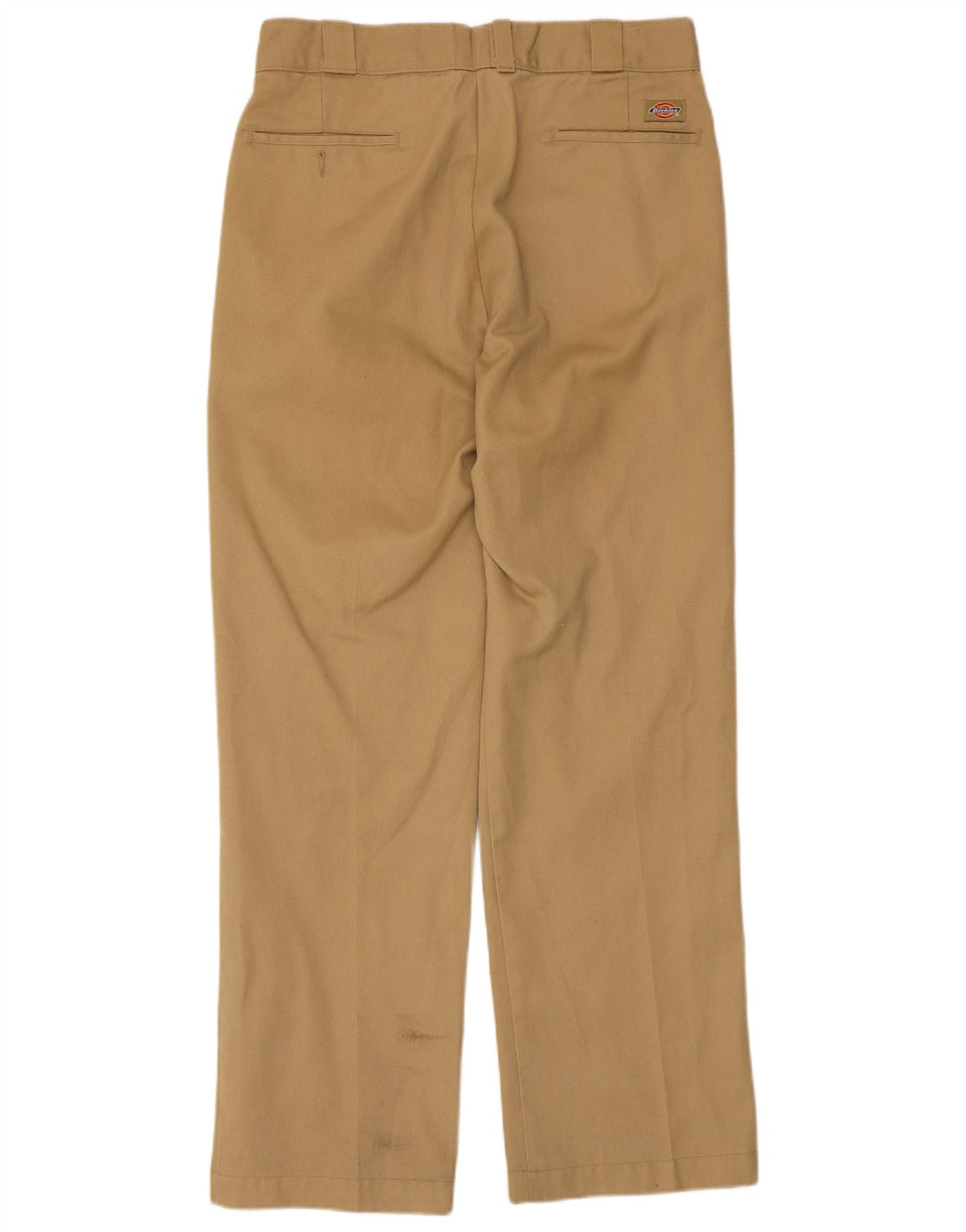 Dickies Mens Straight Chino Trousers W32 L32 Beige Polyester