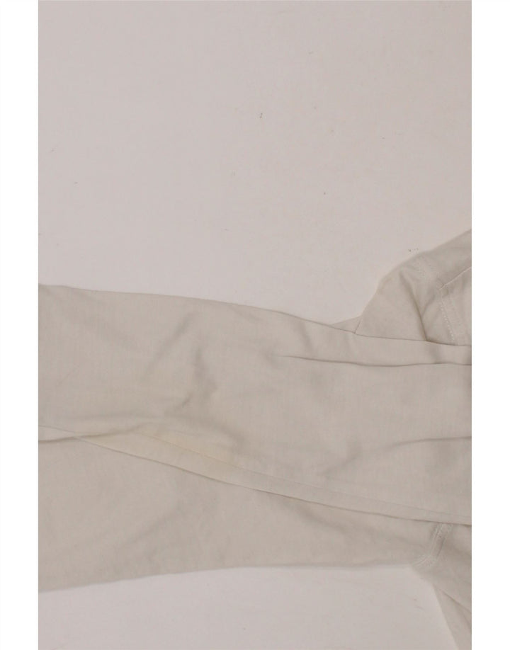 TIMBERLAND Boys Earthkeepers Graphic Top Long Sleeve 9-10 Years White Vintage Timberland and Second-Hand Timberland from Messina Hembry 