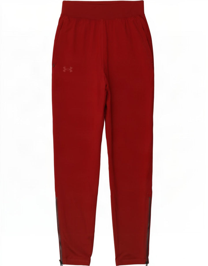 Under Armour Womens Tracksuit Trousers UK 12 Medium Burgundy