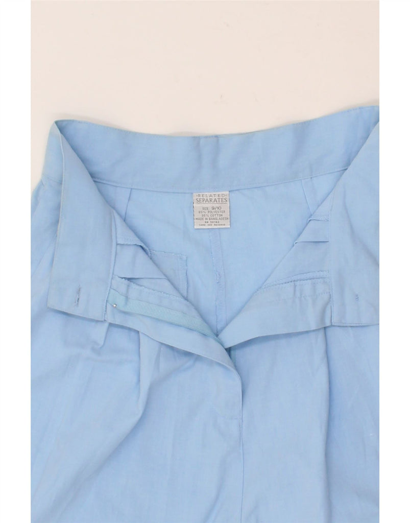 RELATED SEPARATES Womens Pegged Chino Shorts Size 9/10 Medium W26 Blue Vintage Related Separates and Second-Hand Related Separates from Messina Hembry 
