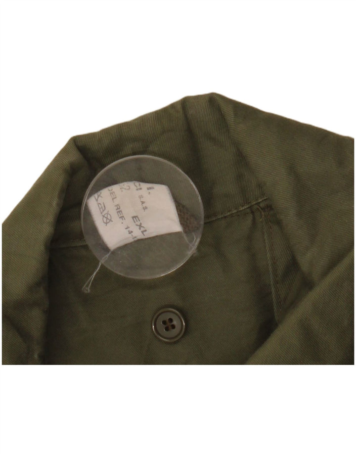 Vintage Mens Military Coat UK 42 XL Khaki