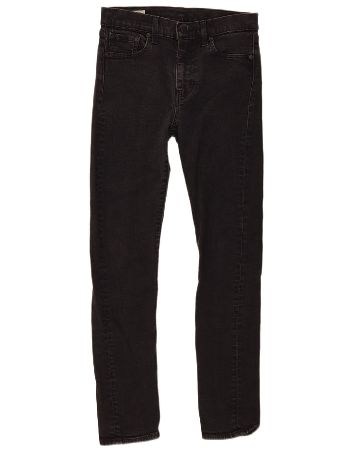 Levi's Mens Slim Jeans W30 L29 Black Cotton