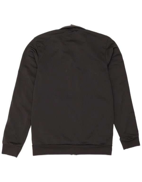 Adidas Mens Tracksuit Top Jacket Small Black Polyester