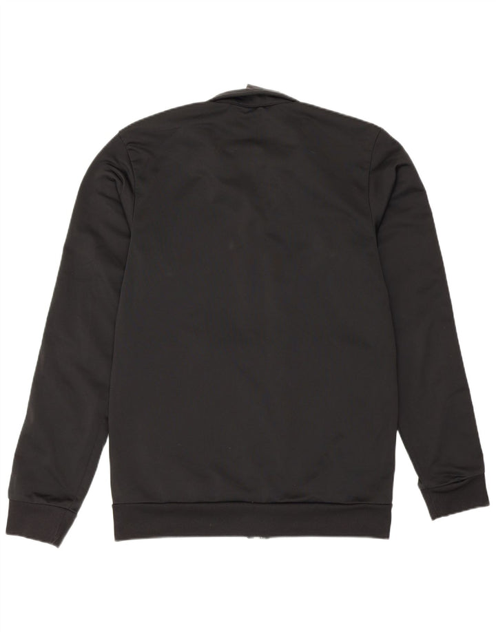 Adidas Mens Tracksuit Top Jacket Small Black Polyester