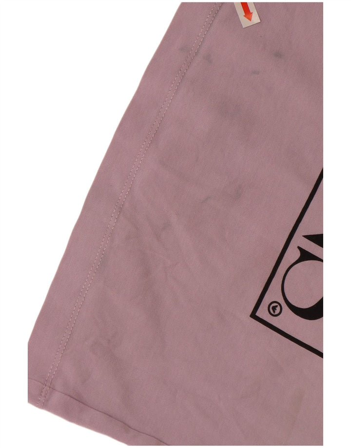 ARMANI JEANS Womens Graphic T-Shirt Top EU 36 Small Purple