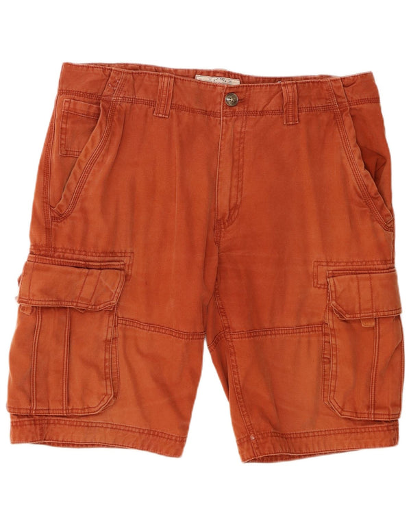 Fat Face Mens Cargo Shorts W36 Large Orange Cotton
