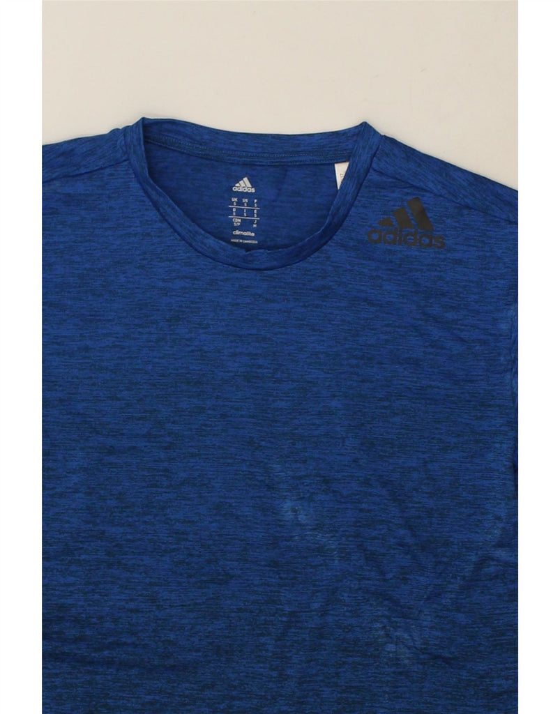 ADIDAS Mens Climalite T-Shirt Top Small Blue Flecked Vintage Adidas and Second-Hand Adidas from Messina Hembry 