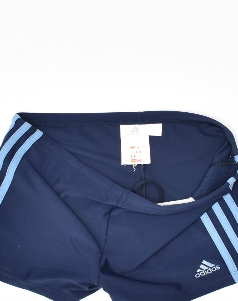 ADIDAS Boys Sport Shorts 15-16 Years Navy Blue Polyester | Vintage | Thrift | Second-Hand | Used Clothing | Messina Hembry 