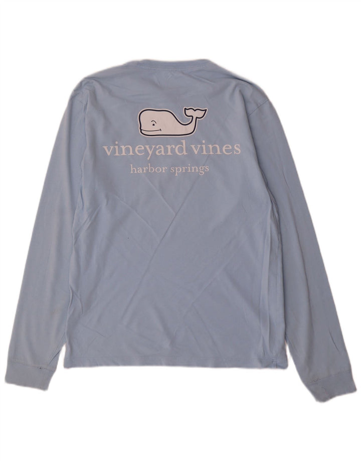 VINEYARD VINES Mens Graphic Top Long Sleeve XS Blue Cotton