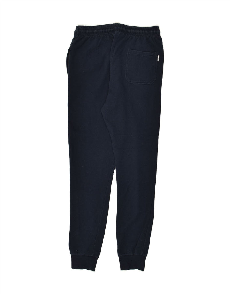 NICCE Mens Tracksuit Trousers Joggers Medium Navy Blue Cotton | Vintage Nicce | Thrift | Second-Hand Nicce | Used Clothing | Messina Hembry 