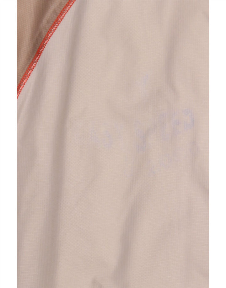 Fila Mens Tracksuit Top Jacket Small Beige Colourblock Polyamide