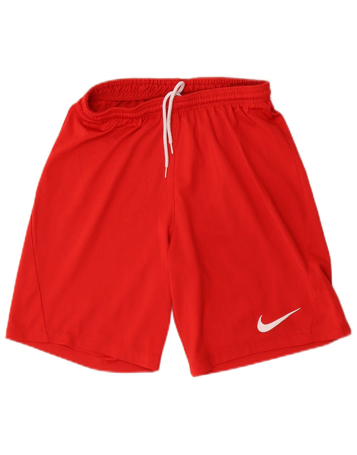 Nike Mens Dri Fit Slim Sport Shorts Small Red Polyester