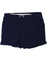 EDDIE BAUER Mens Swimming Shorts Large Navy Blue Nylon