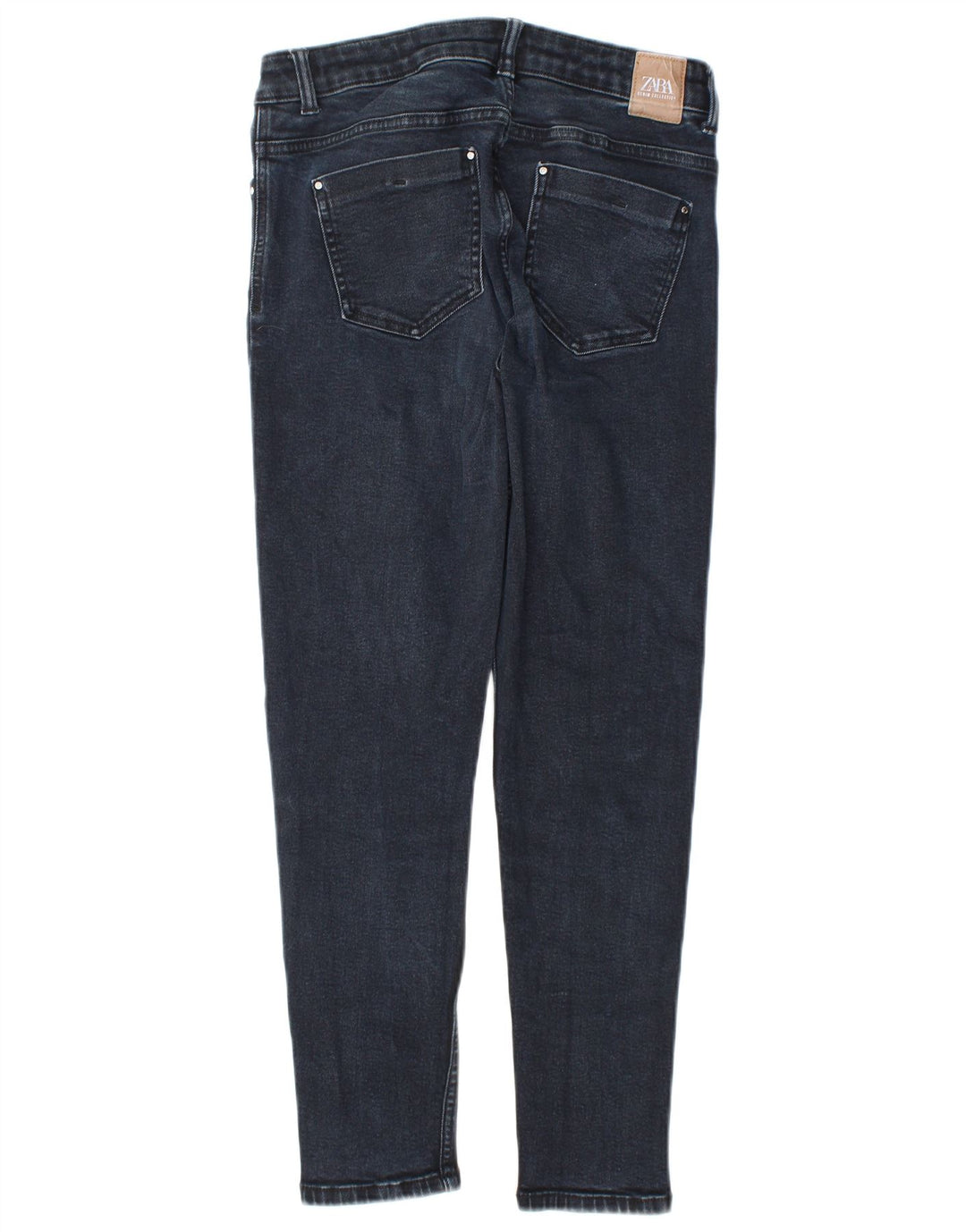 Zara Womens Slim Jeans EU 40 Medium W30 L26 Navy Blue Cotton