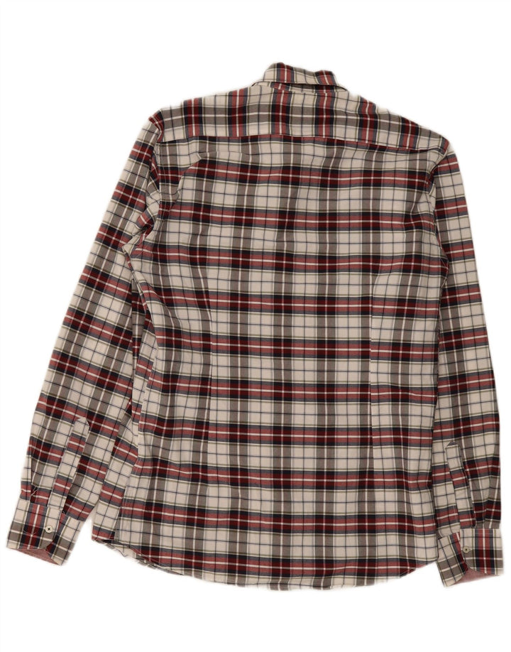 Canadiens Mens Flannel Shirt Large Red Check Cotton
