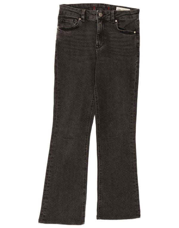 Zara Womens Bootcut Jeans EU 36 XS W26 L27 Grey Cotton