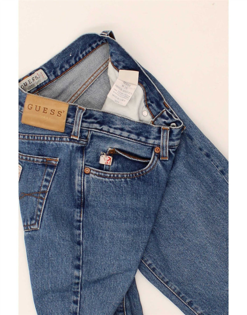 GUESS Womens Straight Jeans W28 L32 Blue Cotton Vintage Guess and Second-Hand Guess from Messina Hembry 