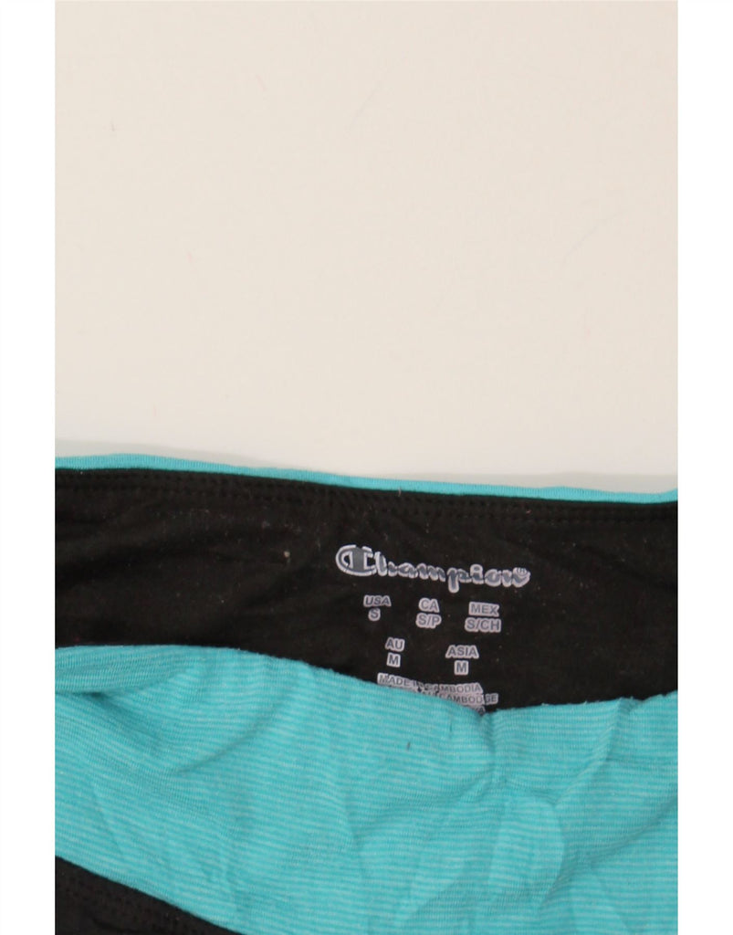 CHAMPION Womens Leggings UK 10 Small Black Colourblock Vintage Champion and Second-Hand Champion from Messina Hembry 