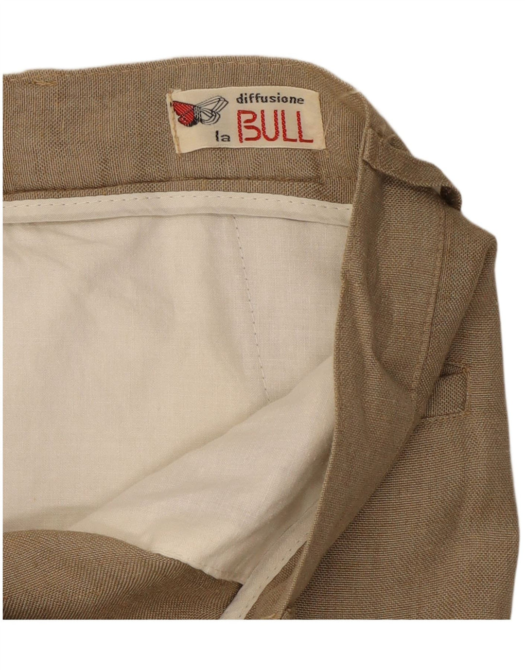 Vintage Womens Pegged Chino Trousers W30 L28 Beige