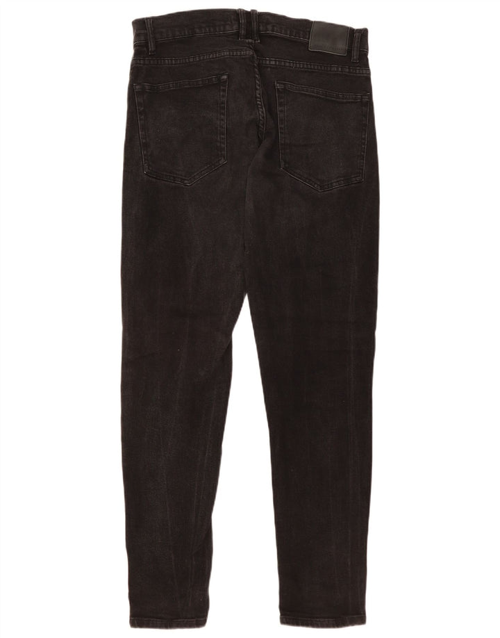 Zara Mens Slim Jeans EU 44 Large W34 L31 Black