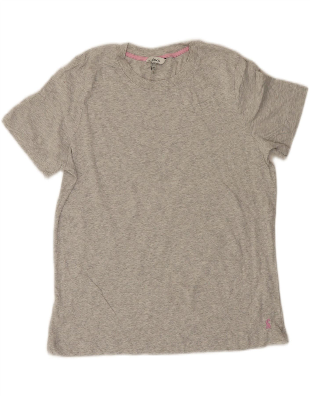 Joules Womens T-Shirt Top UK 12 Medium Grey