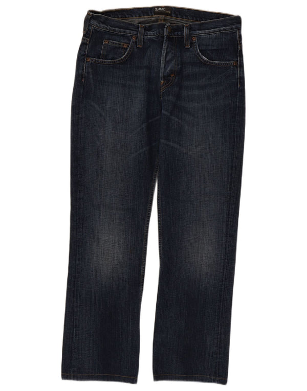 LEE Mens Knox Straight Jeans W32 L28 Blue Cotton